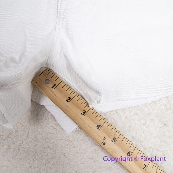 NEW Madewell‎ Relaxed Denim Shorts in Tile White, 28 - Picture 7 of 15